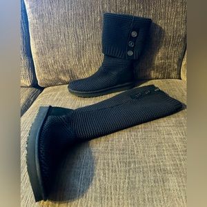 UGG women’s Cardy knit sweater tall boots